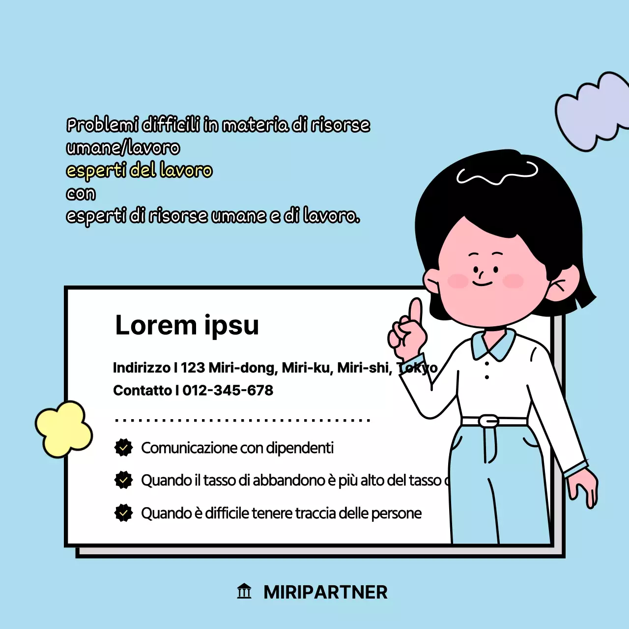 Imparate le curiosità sui giorni festivi con un personaggio femminile spumeggiante e dai colori pastello