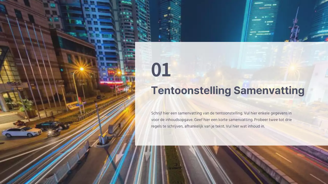 Sjabloon tentoonstellingsplan automobielindustrie