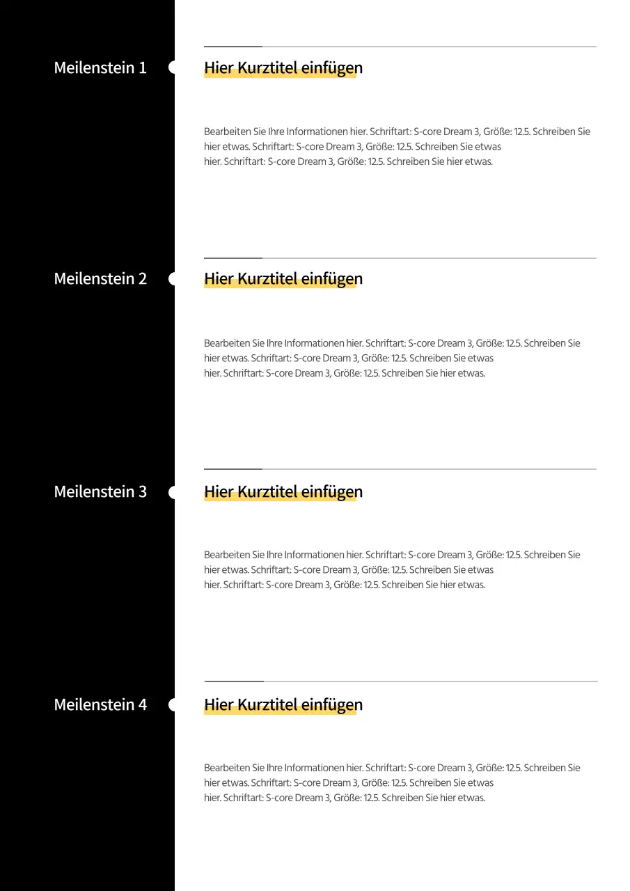 Eine klare, schwarz-weiße persönliche Erklärung