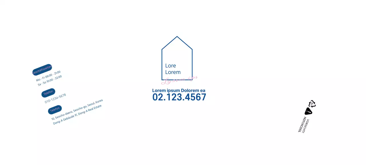 Weiß klare Linien Illustration Immobilien