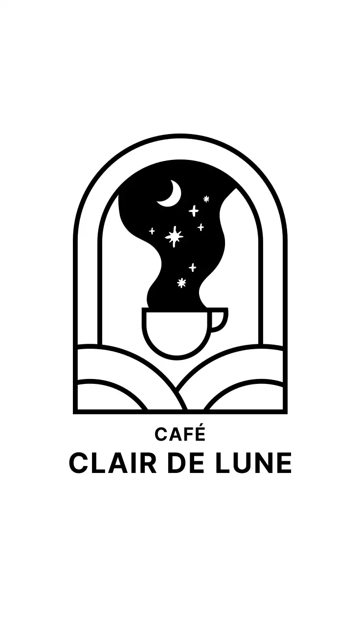 Illustration de café Illustration de café simple Carte de visite pour un café