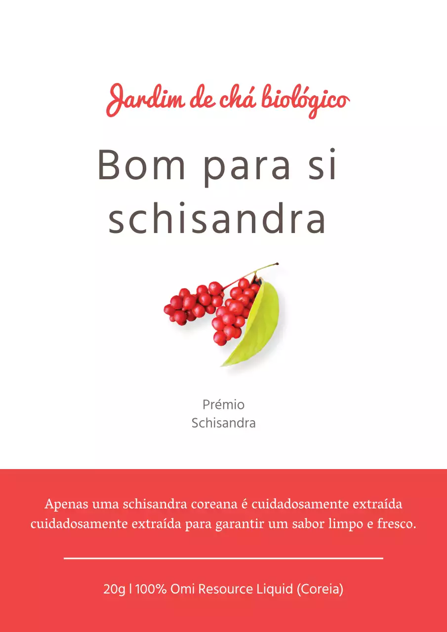 Promover um menu de bebidas de chá de frutas com morango simples vermelho