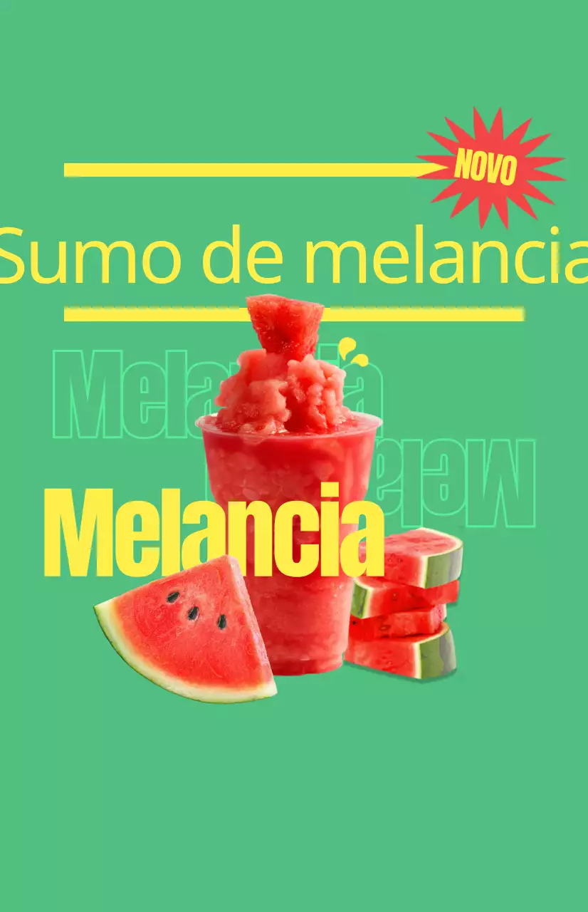 Promova o menu do seu café com imagens coloridas de bebidas ilustradas e texto