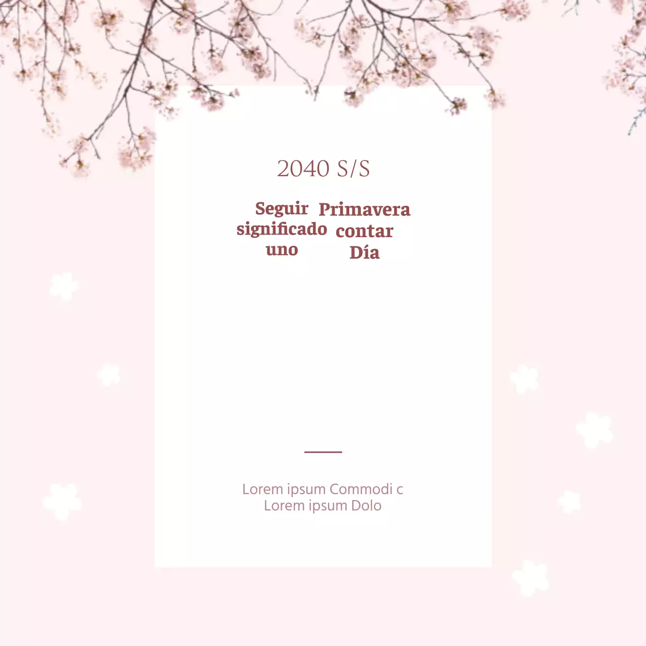 Cálidas rebajas de primavera