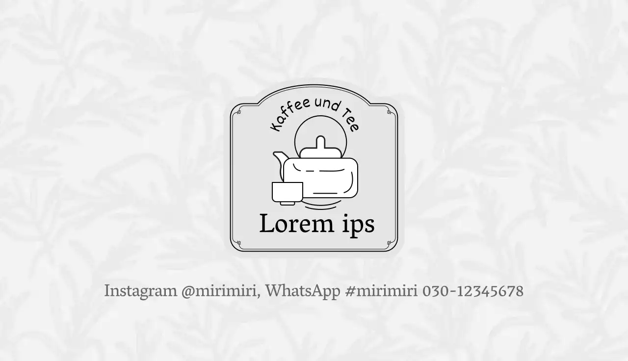 Grey Illustrated Logo Cafe Tee Coupon