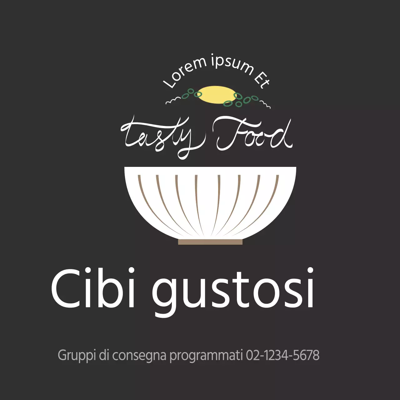 Adesivo nero per ciotola di riso semplice Bento