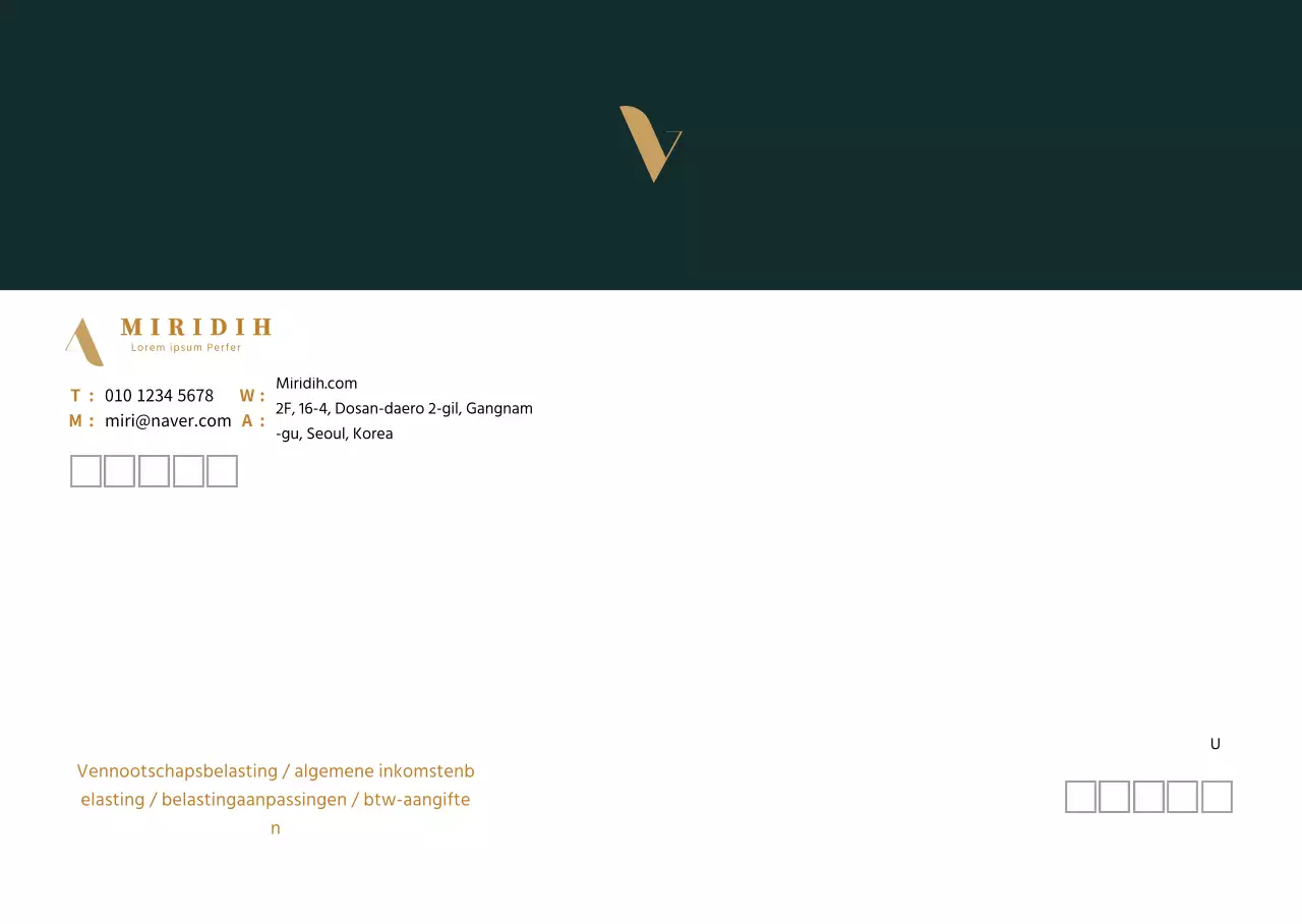 donker turkoois logo schoon business tax accounting