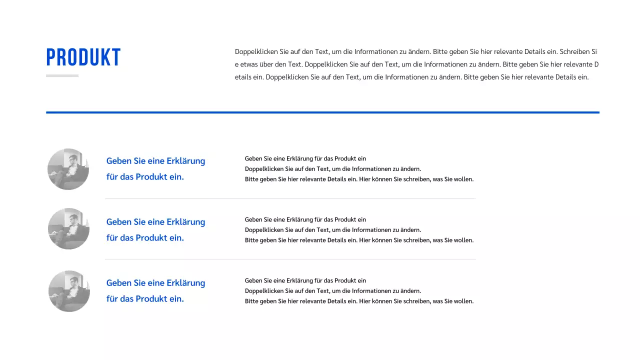 Grundlegende Präsentation