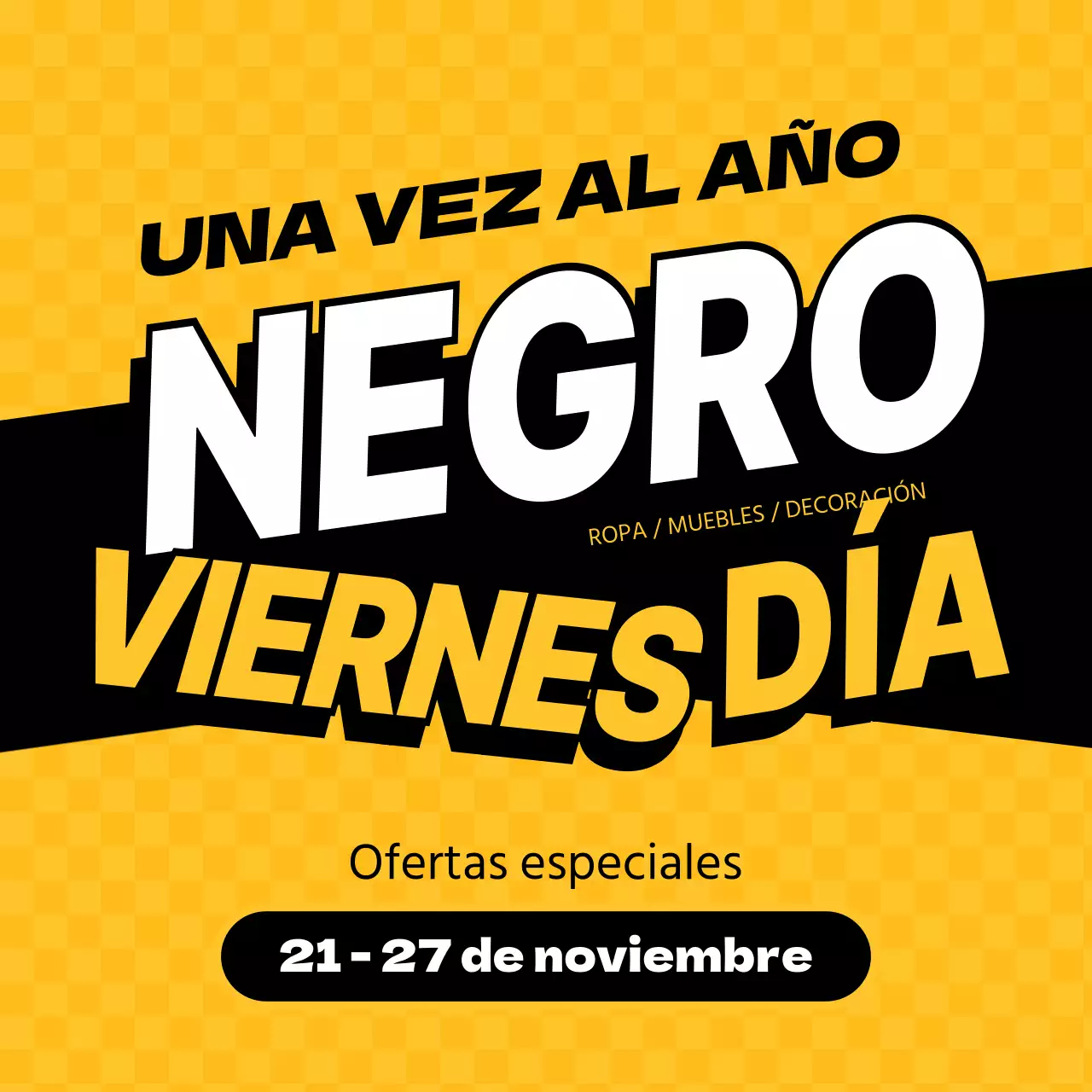Rebajas de Black Friday en Conceptos Tipográficos Lattice Yellow