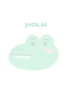 Simpática ilustración de Argo en blanco y verde