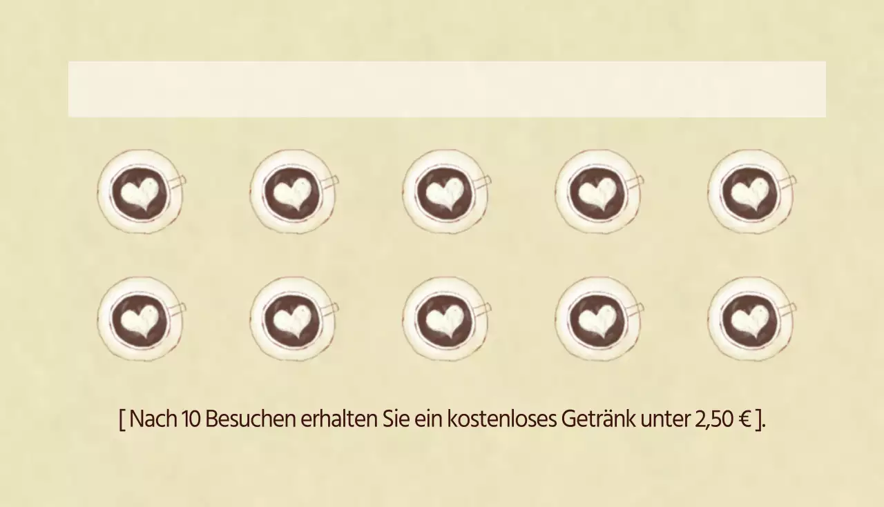 Cafe-Visitenkarten