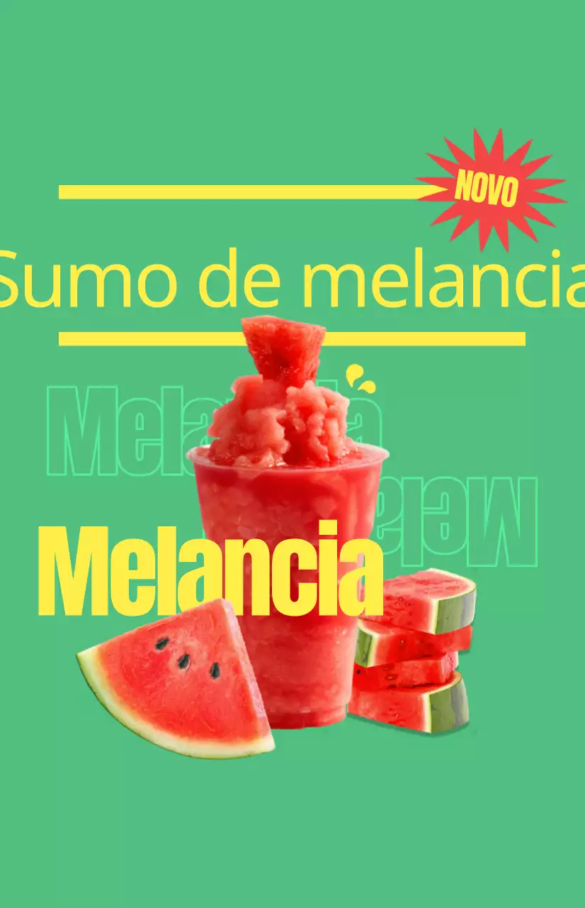 Promova o menu do seu café com imagens coloridas de bebidas ilustradas e texto