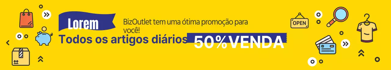 Venda em toda a loja