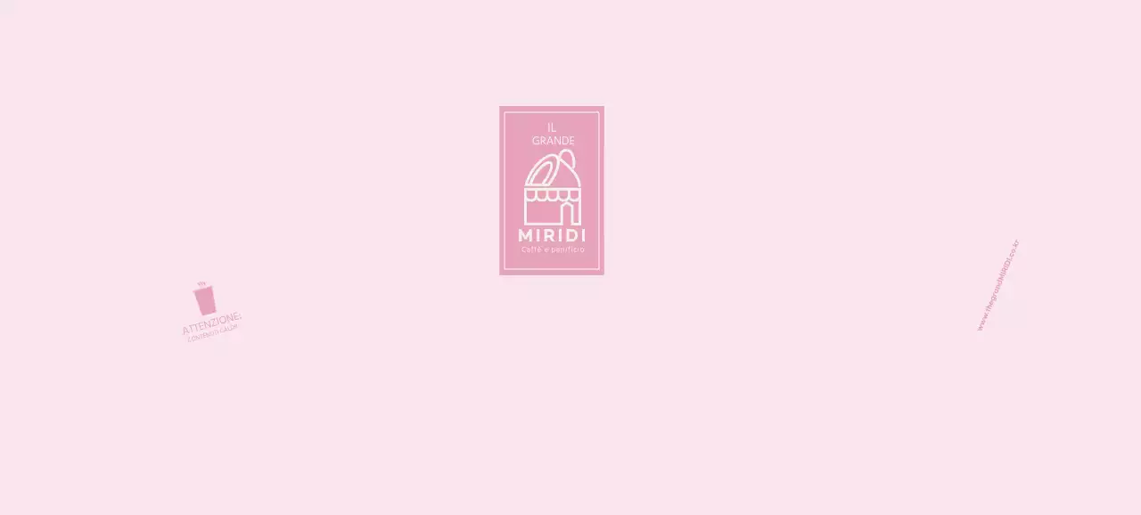 icona rosa linee pulite panificio caffè