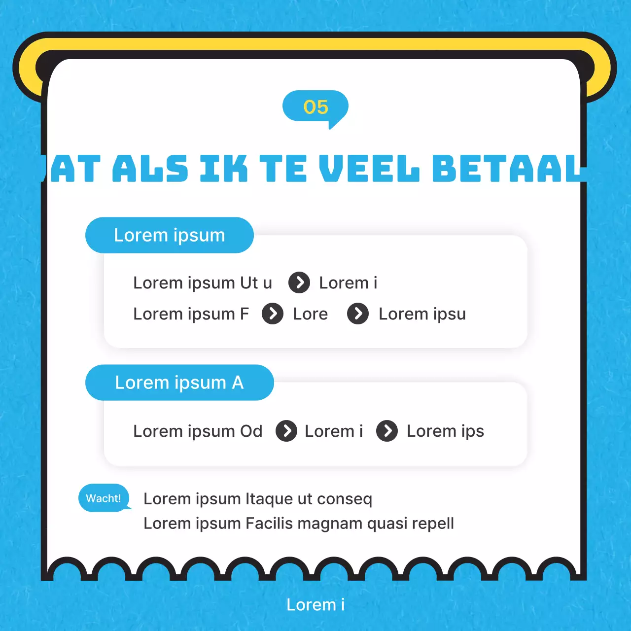 Hemelsblauwe illustratie van lokale belastingkaartNieuws