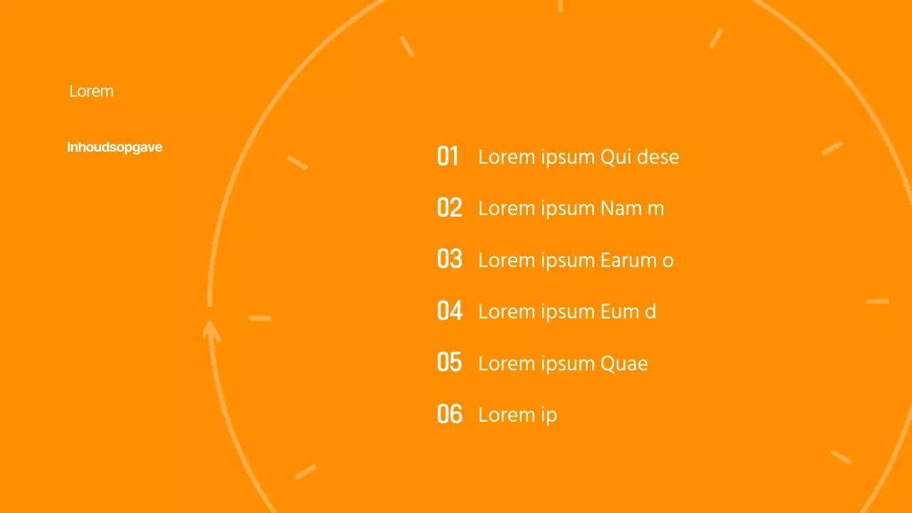 Thema workshop timemanagement in oranje