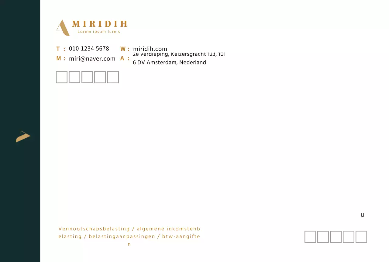 donker turkoois logo schoon business tax accounting