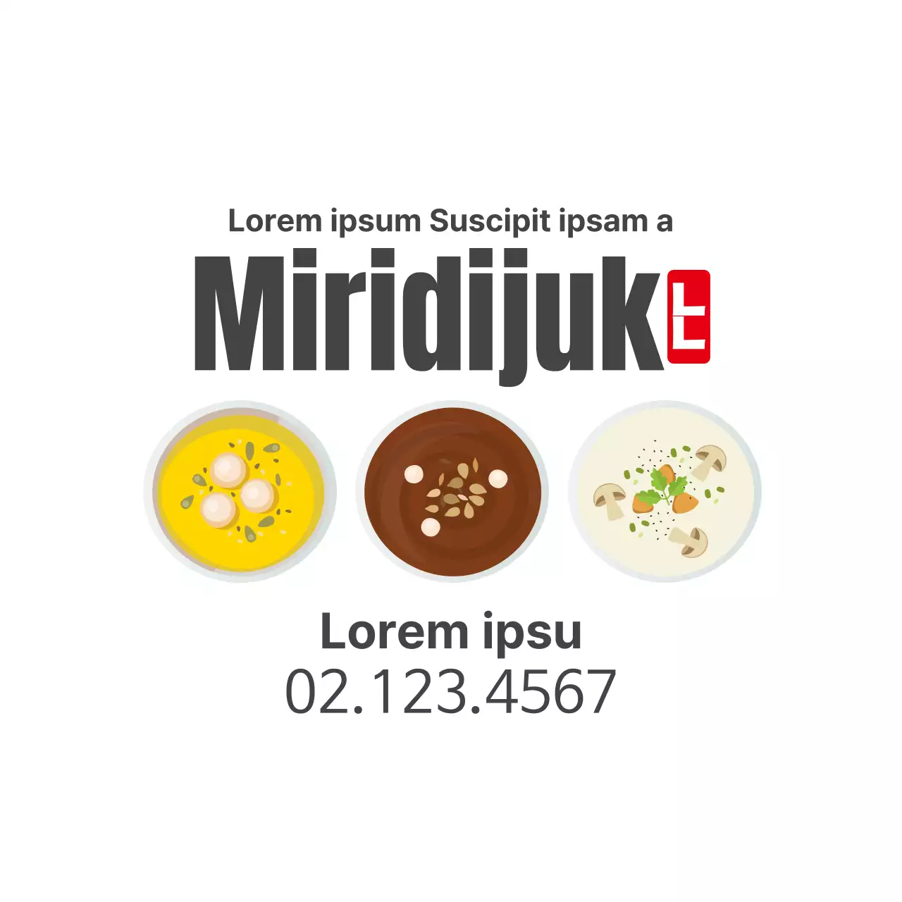 Blanco ilustración limpio restaurante sushi sushi promoción