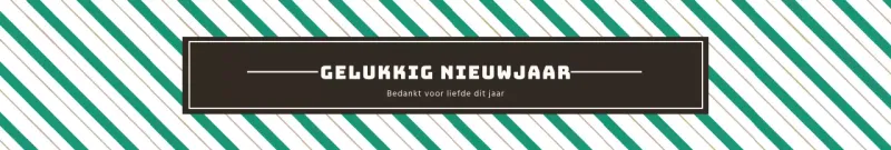 Gestreept kerstcadeaupapier