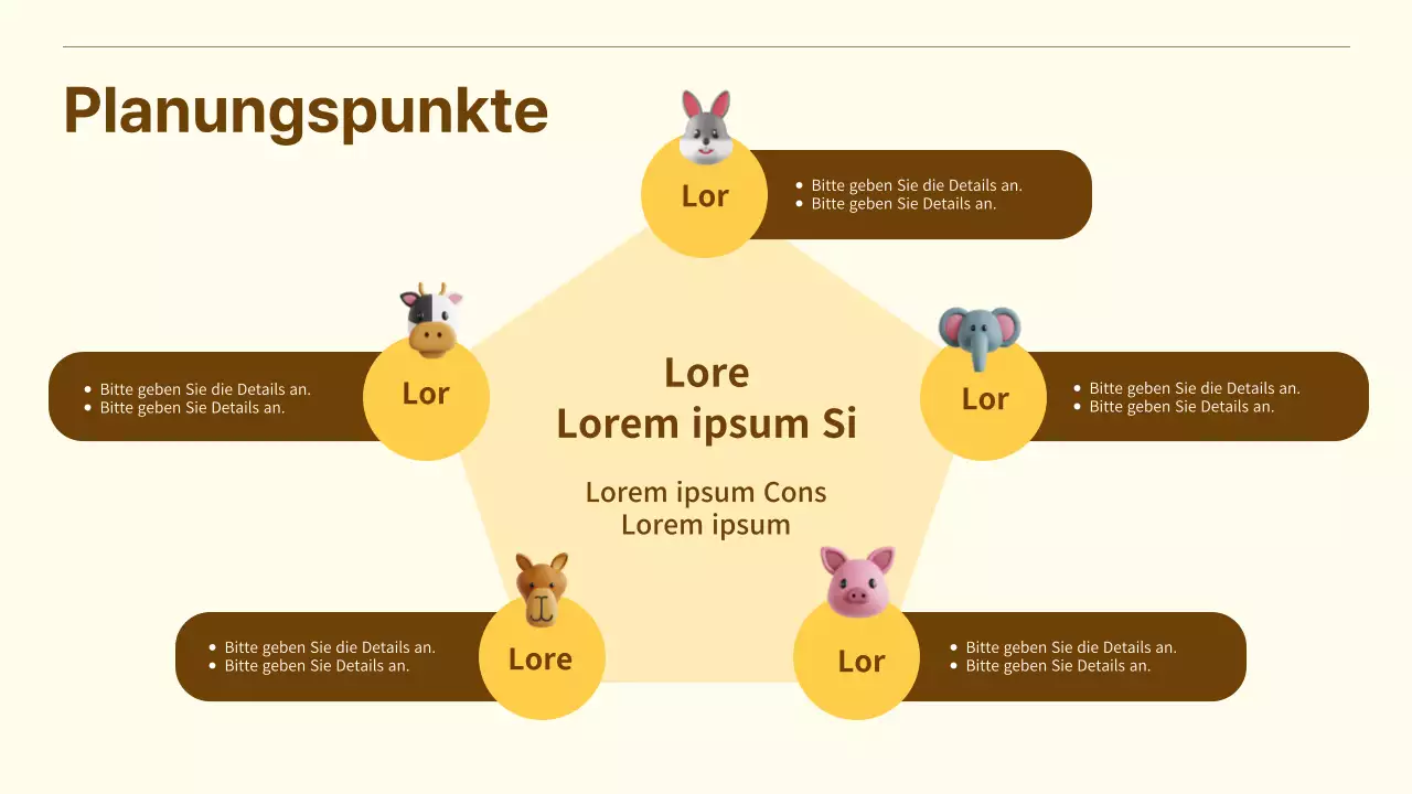 Ein schöner gelber Vorschlag für ein Unternehmenssponsoring