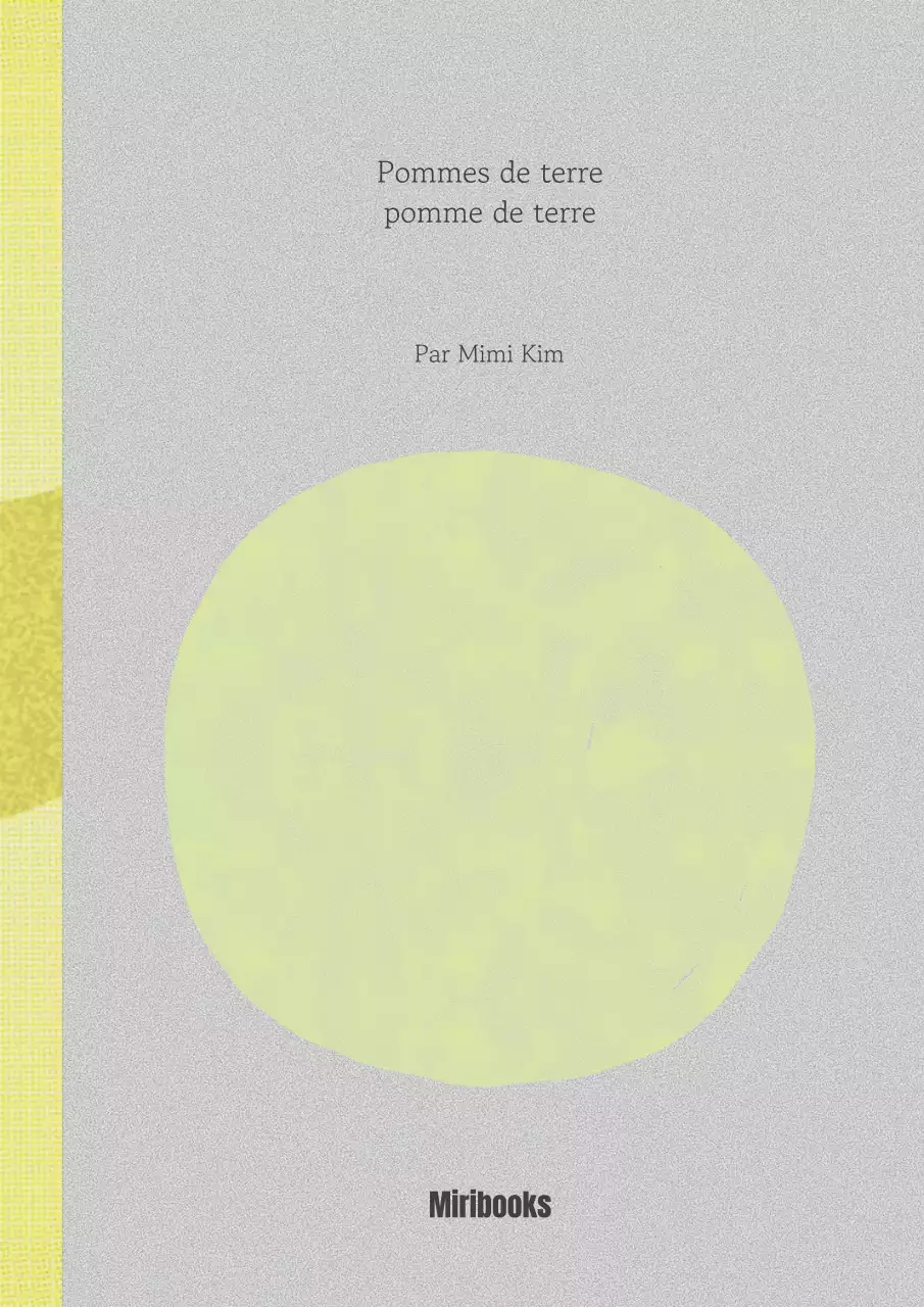 Essai d'aquarelle d'une pomme de terre bouillie sur un fond gris texturé