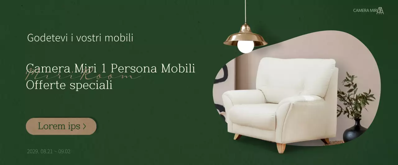 Risparmiate sugli interni in verde e marrone