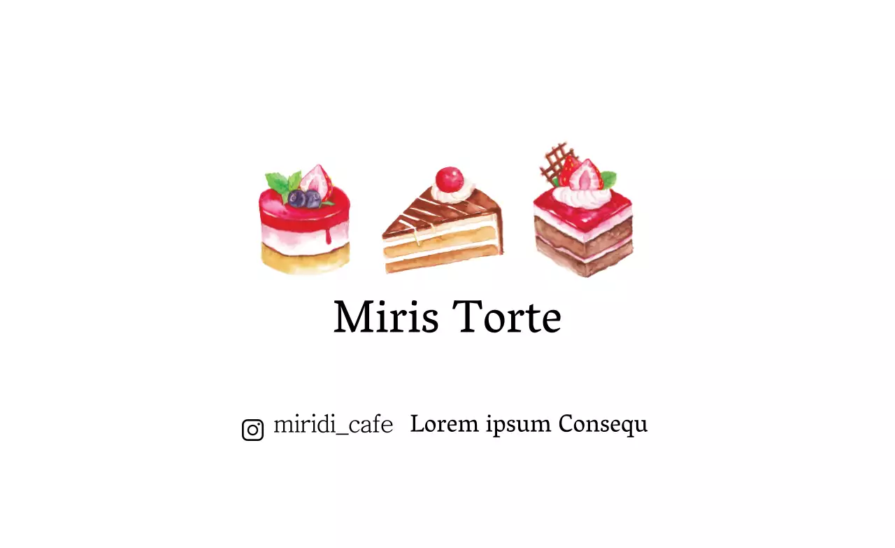 Weiße Illustrationen fördern eine saubere Kaffeetorte