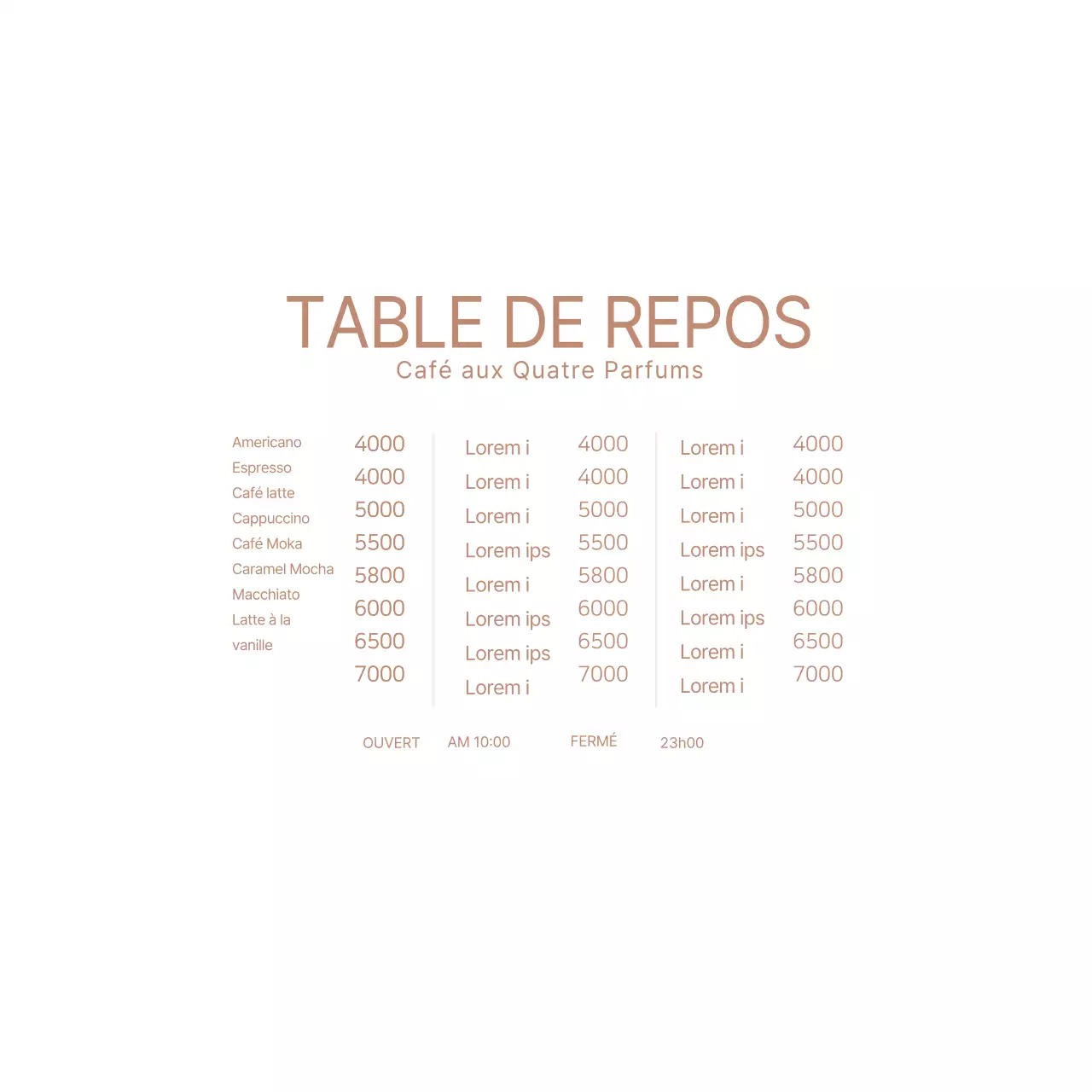 Promouvoir votre café