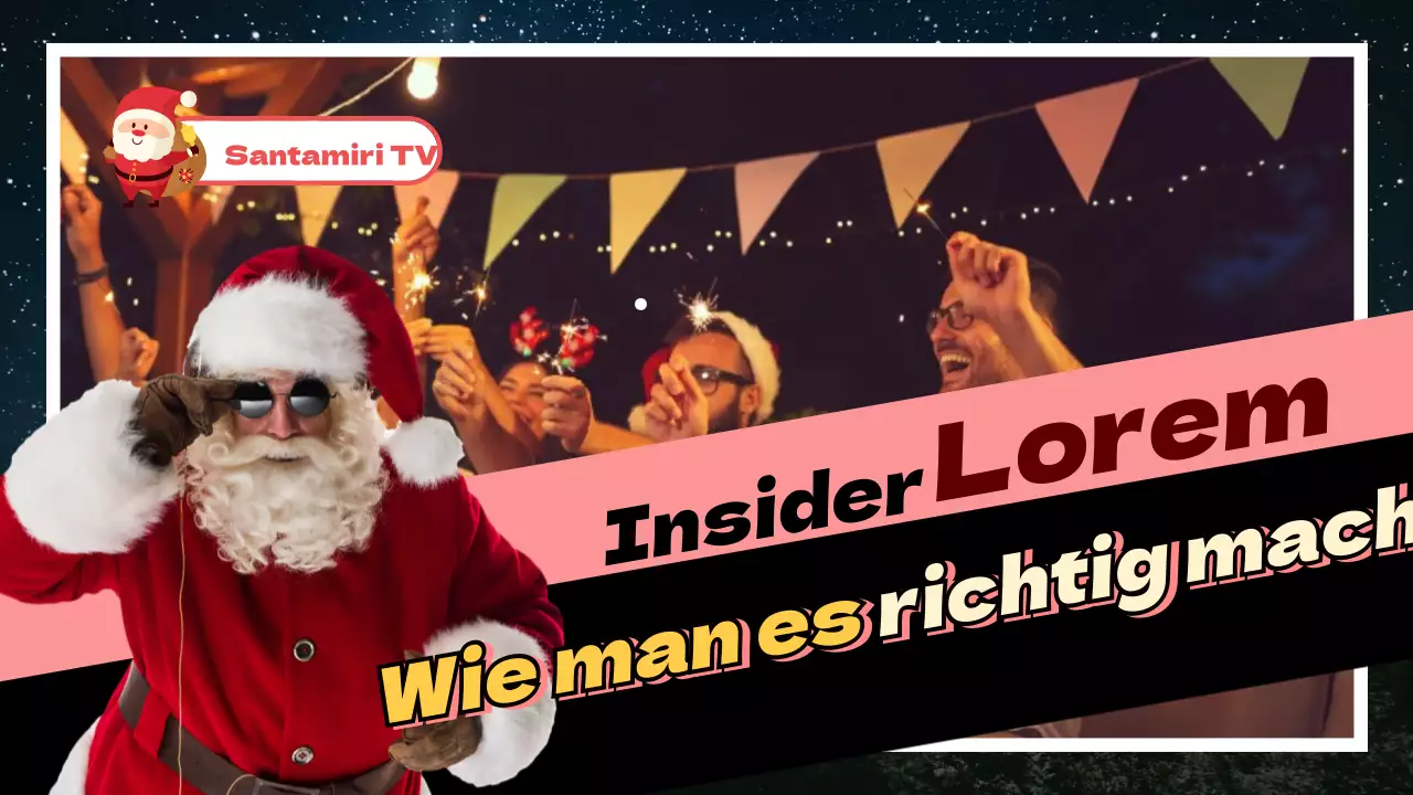 YouTube-Miniaturansicht mit einem festlichen, bunten, festlichen Gefühl