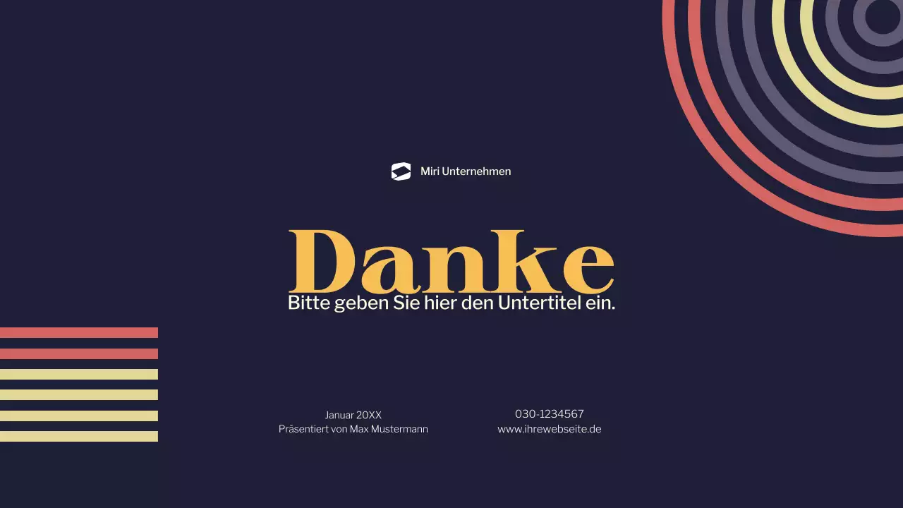 navy modern marketing document