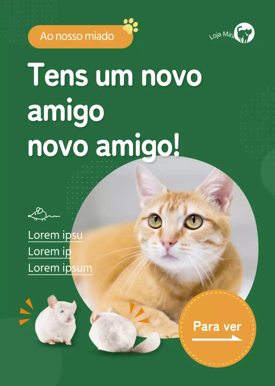 Promover a compra de brinquedos e peluches verdes para gatos