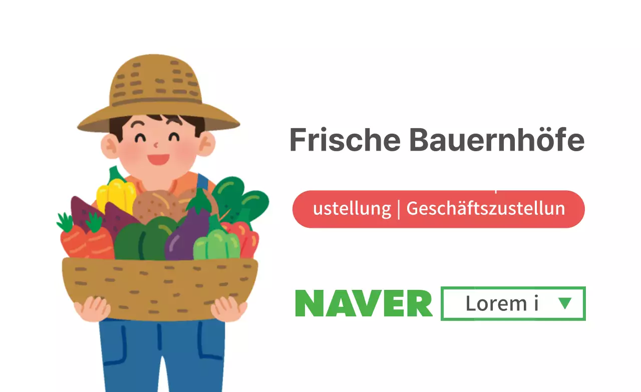 Weiße Illustration niedlich produzieren Bauernhof Etikett