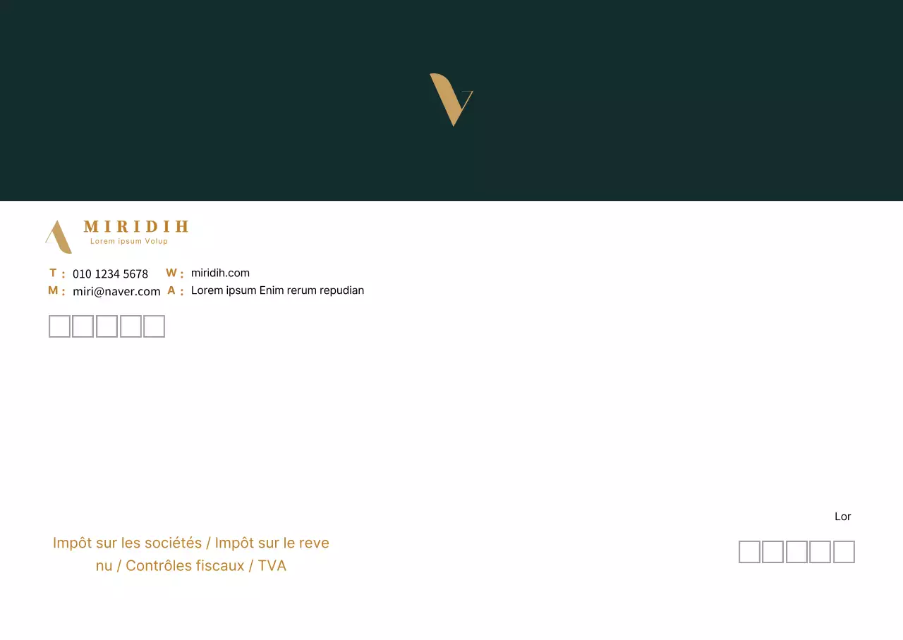 logo turquoise foncé propre entreprise fiscalité comptabilité