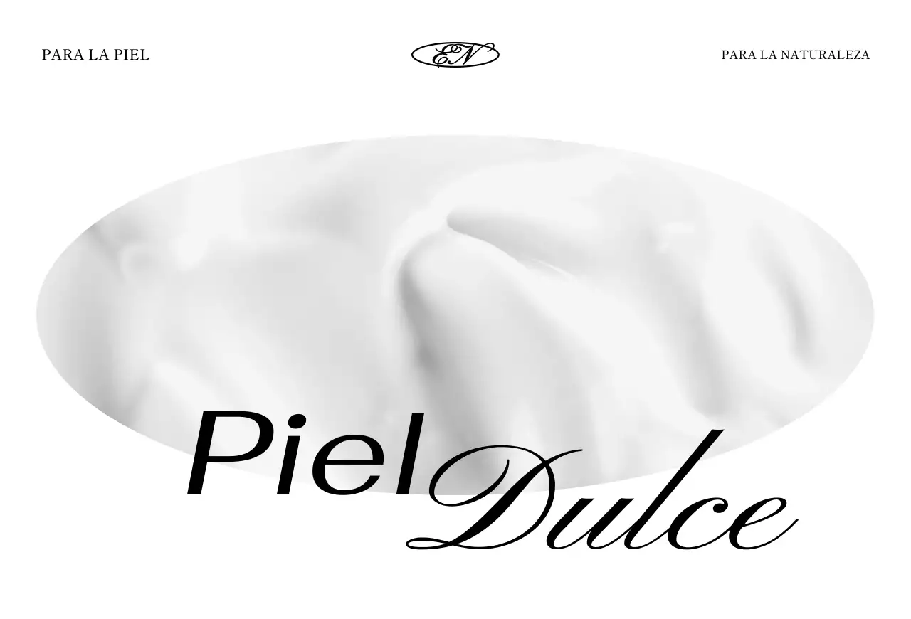 Lujoso concepto de tarjeta de agradecimiento para una marca de cosméticos con cosméticos blancos y negros y una foto del océano.