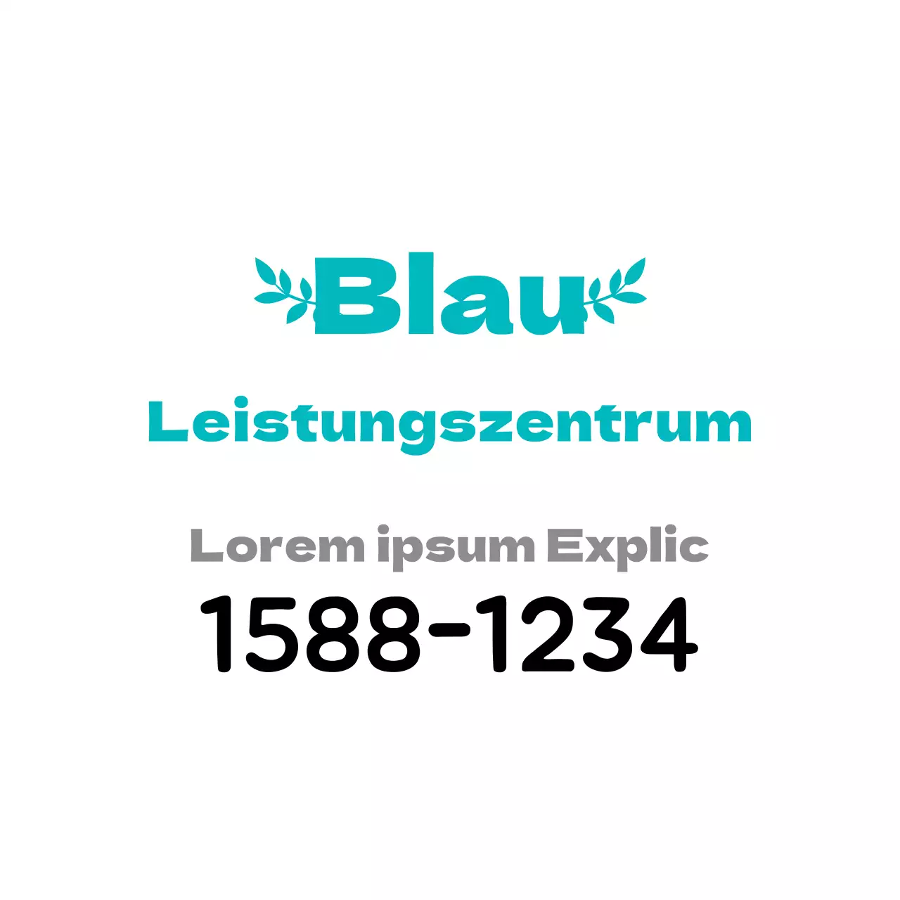 Werben Sie für Ihr Wohlfühlzentrum mit weißem Text