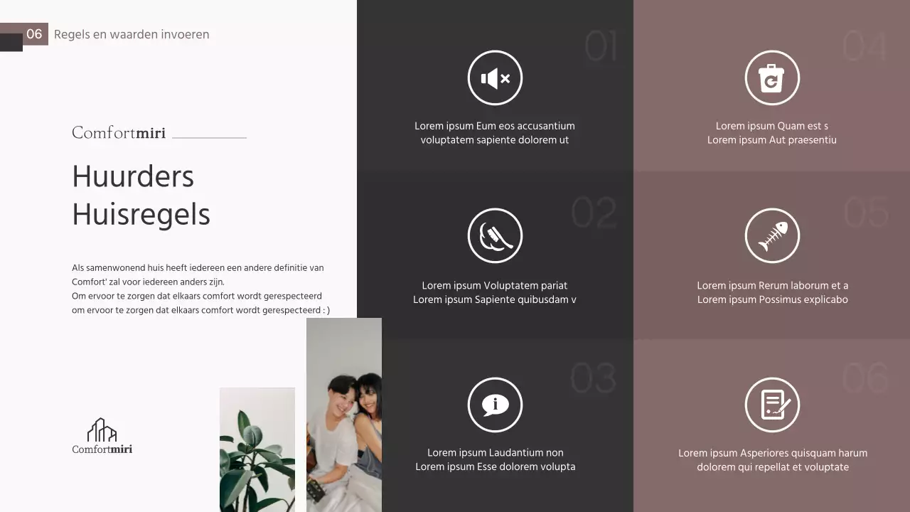 Huis verhuizen thema in bruin en grijs