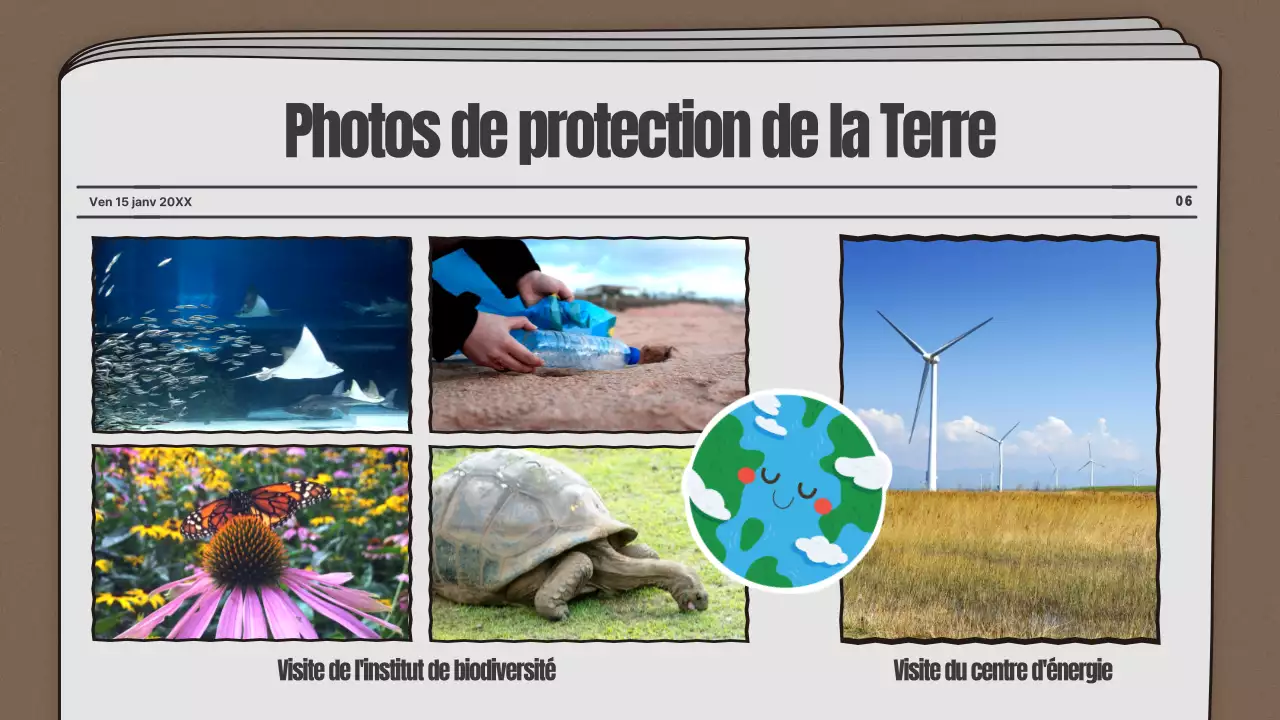 Journal environnemental des familles de l'école primaire