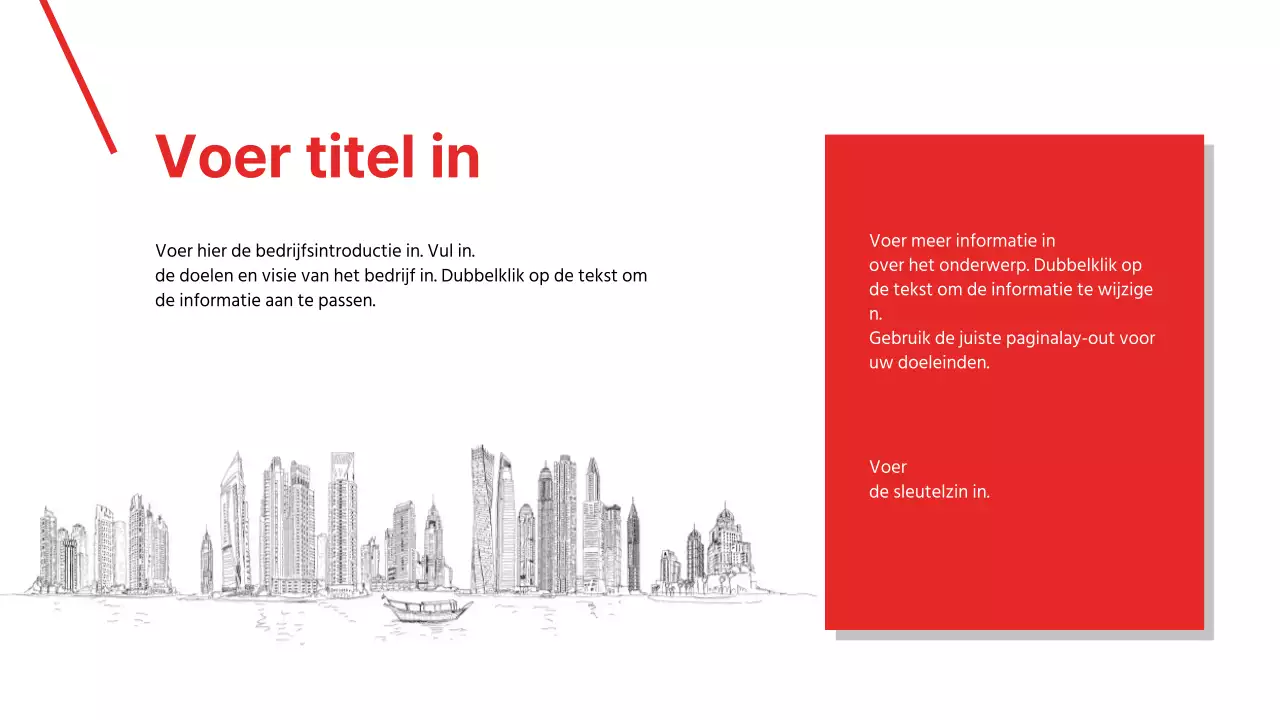 Presentatie voor zakelijke rapporten