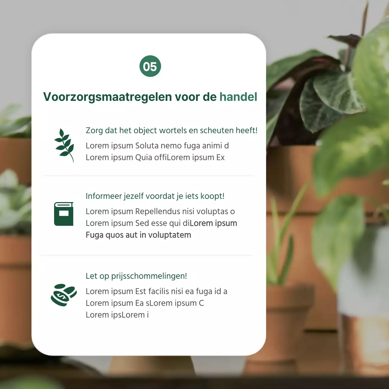 Food tech kaart nieuws ontwerp met een groene twist