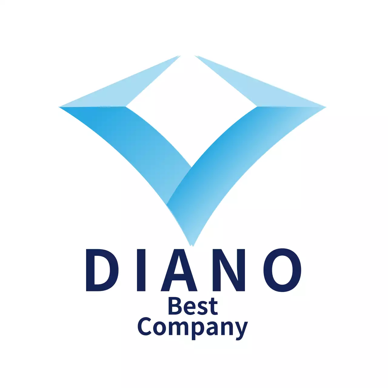 青 モダン 企業 ロゴ