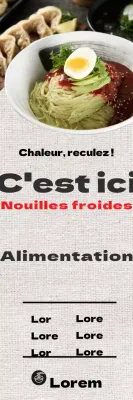 Restaurants de nouilles froides