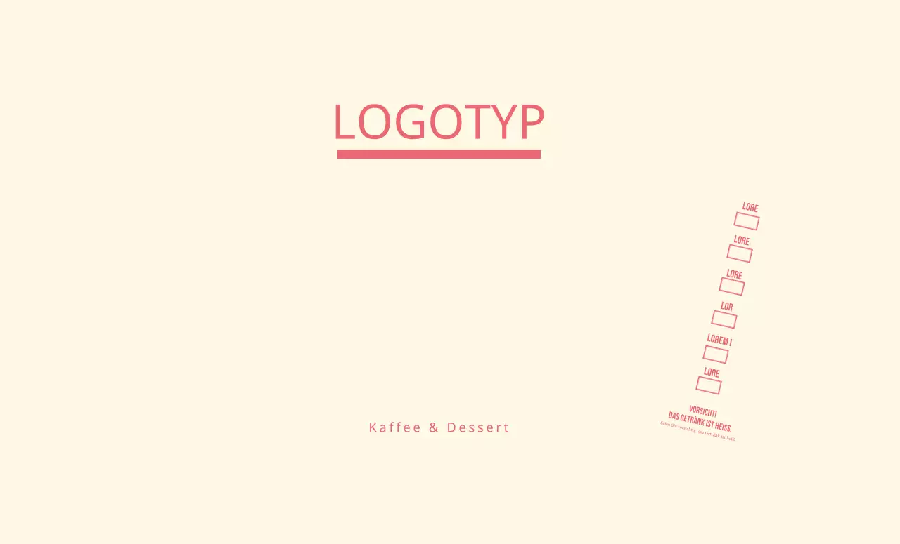 Gelb Rosa Einfacher Text