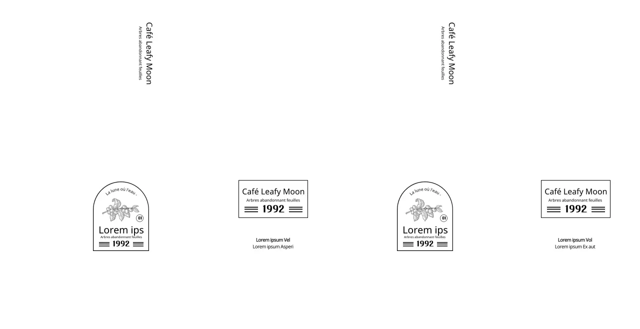 Un logo simple et émouvant pour informer et promouvoir les cafés.