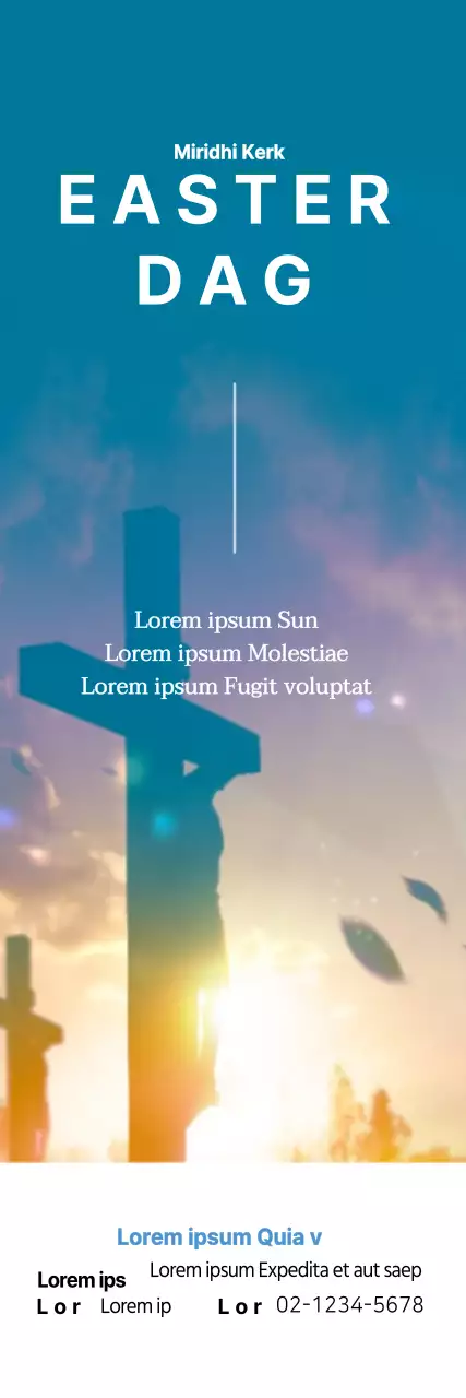 Kerkpersoneel paasbanieren