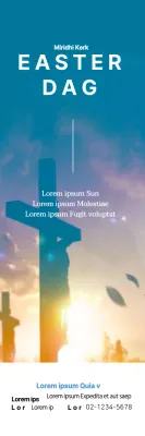 Kerkpersoneel paasbanieren