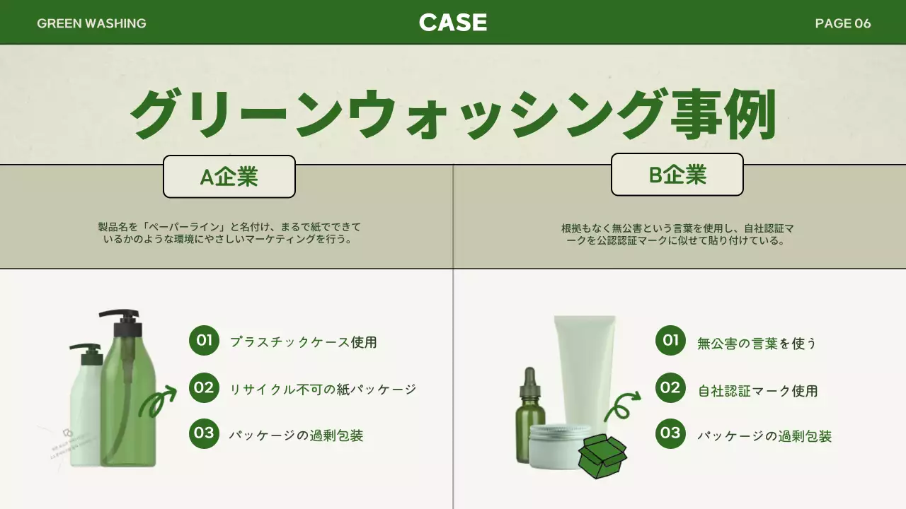 緑 シンプル 資料 プレゼンテーション
