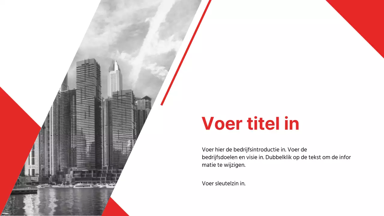 Presentatie voor zakelijke rapporten