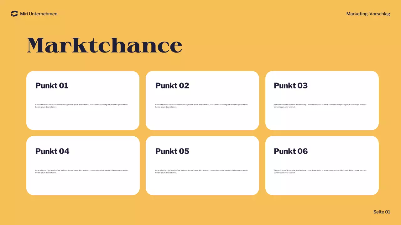 navy modern marketing document