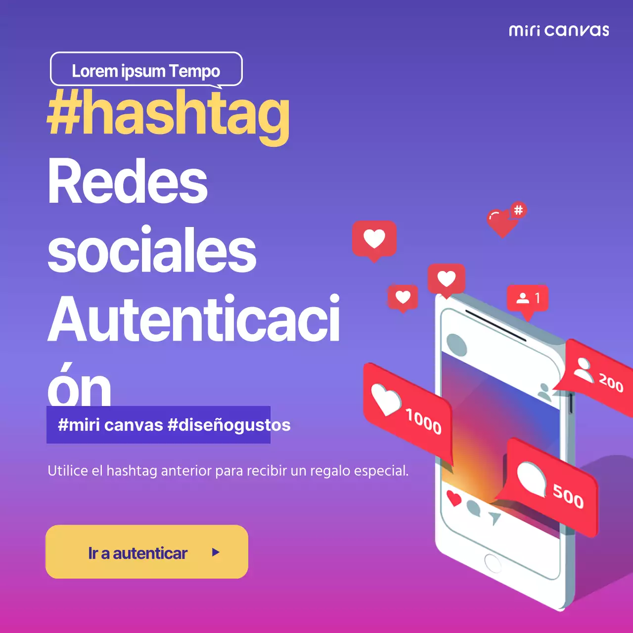Una guía limpia, morada y blanca para la autenticación de hashtags de eventos en las redes sociales