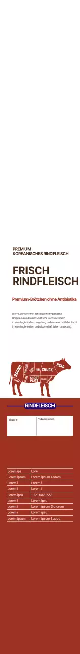 rote einfache Ikone chuckeye roll Fleisch